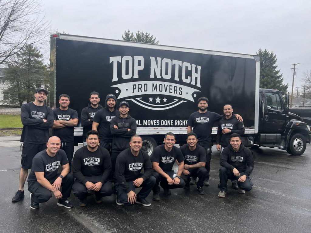 Top Notch Pro Movers team-with truck